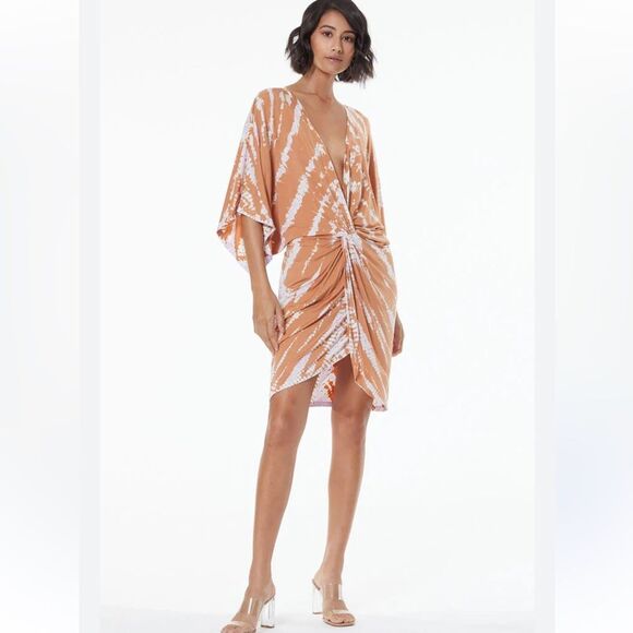Young Fabulous & Broke Knot front kimono sleeve mini dress New Small